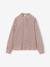 Long-sleeved shirt for girls chocolate - vertbaudet enfant 