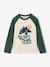 Long-sleeved T-shirt for boys green+navy blue+ochre - vertbaudet enfant 