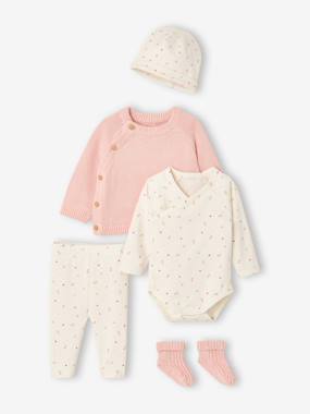 -Ensemble 5 pièces naissance bébé fille
