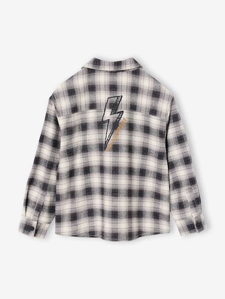 Chemise manches longues garçon gris - vertbaudet enfant 