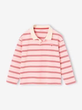 -Long-sleeved polo shirt for girls