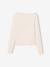 Lot de 2 t-shirts en côtes fille bordeaux+gris chiné - vertbaudet enfant 