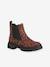 Boots fille zippées marron chiné - vertbaudet enfant 
