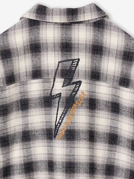 Long-sleeved shirt for boys grey - vertbaudet enfant 