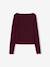 Pack of 2 Ribbed T-Shirts for Girls, JONEN bordeaux red+marl grey - vertbaudet enfant 