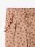 Fleece Trousers for Baby Girls beige+old rose+rose+rust+WHITE MEDIUM ALL OVER PRINTED - vertbaudet enfant 