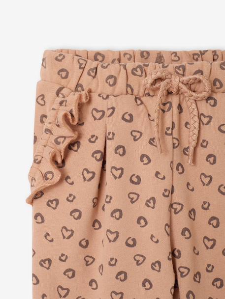 Pantalon bébé fille molleton beige+écru+rose+rouille+vieux rose - vertbaudet enfant 