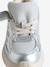 Touch-fastening textile trainers for girls silver - vertbaudet enfant 