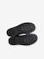 Boots enfant fille cuir élastiquées et zippées camel+noir - vertbaudet enfant 