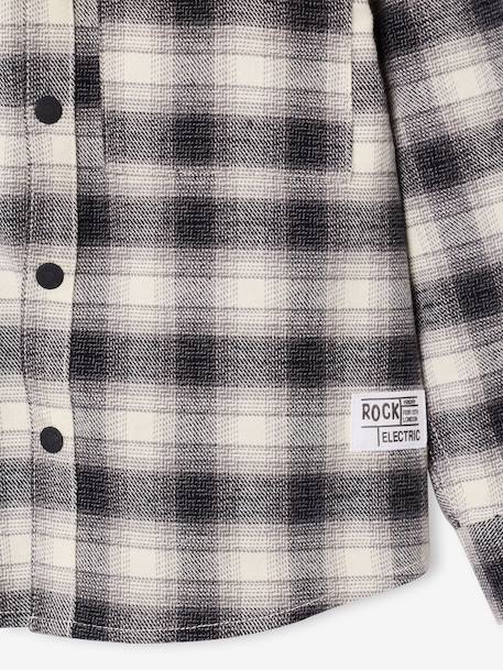 Long-sleeved shirt for boys grey - vertbaudet enfant 
