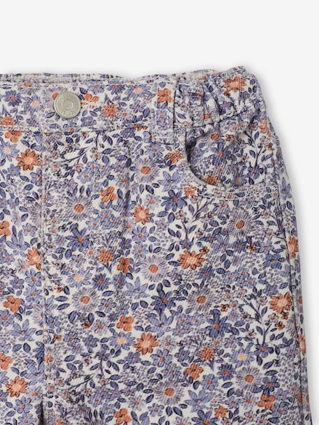 Wide-leg trousers for baby girls blue - vertbaudet enfant 