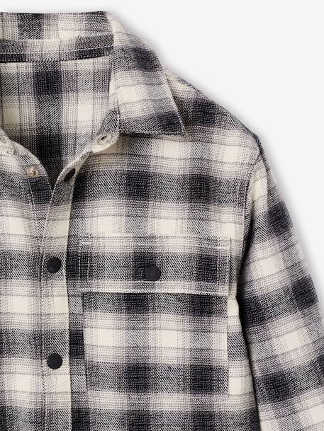 Chemise manches longues garçon gris - vertbaudet enfant 