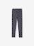 Pack of 3 leggings for girls ink blue+vanilla - vertbaudet enfant 