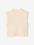 Sleeveless knitted cardigan with front button for girls lilac+vanilla - vertbaudet enfant 