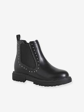 -Bottine enfant fille synthétique zippée