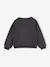 Sweat fille motif imprimé anthracite+corail+pivoine+sauge+vanille+violet+violine - vertbaudet enfant 