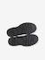 Zip-up synthetic ankle boots for girls black - vertbaudet enfant 