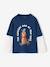 Long-sleeved T-shirt with layered look for boys navy blue - vertbaudet enfant 