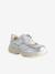 Touch-fastening textile trainers for girls silver - vertbaudet enfant 
