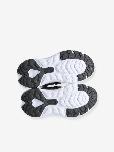 Trainers with touch-fastening strap in textile for boys black - vertbaudet enfant 