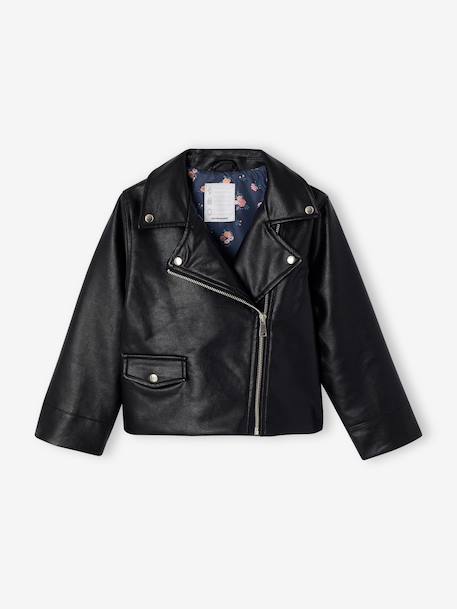 Veste perfecto fille noir - vertbaudet enfant 