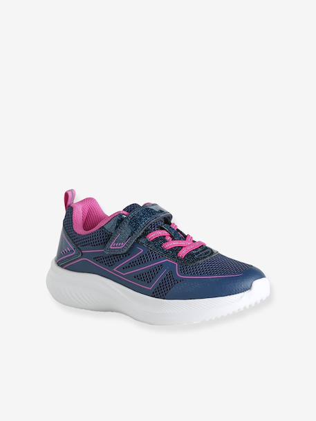 Textile touch-fastening trainers for girls violet - vertbaudet enfant 