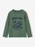 Long-sleeved T-shirt for boys anthracite+cappuccino+red+sage green+white - vertbaudet enfant 