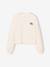 Cropped T-Shirt with Motif on the Back for Girls, JONEN ecru+vanilla - vertbaudet enfant 