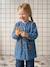 customisable apron for girls denim blue - vertbaudet enfant 