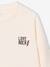 Cropped T-Shirt with Motif on the Back for Girls, JONEN ecru+vanilla - vertbaudet enfant 