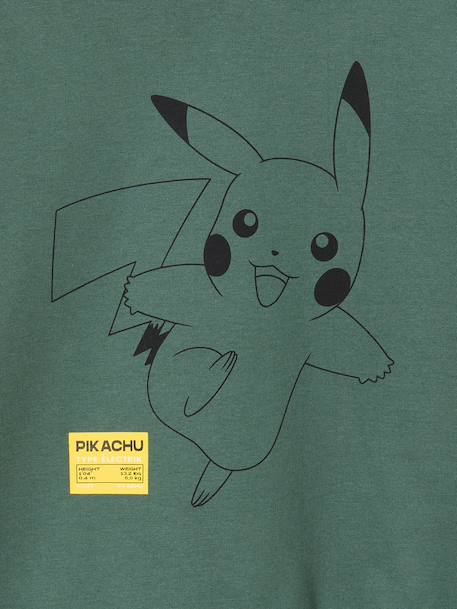 Sweat à capuche Pikachu garçon vert - vertbaudet enfant 