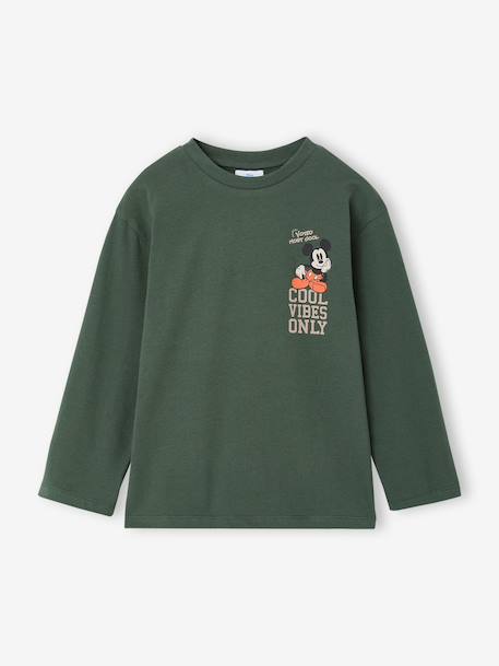 Long-sleeved Mickey T-shirt for boys green - vertbaudet enfant 
