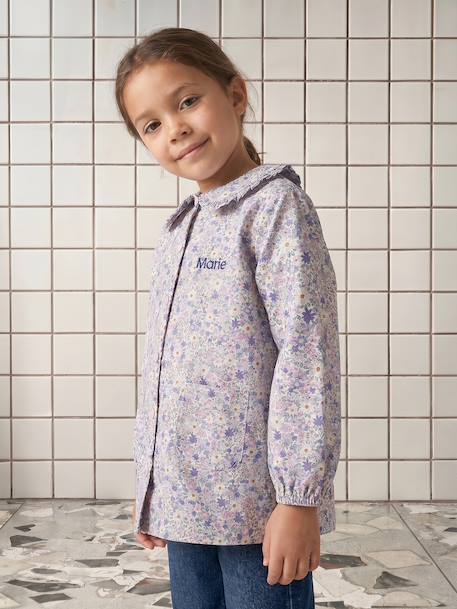 Tablier fille personnalisable lilas poudré - vertbaudet enfant 