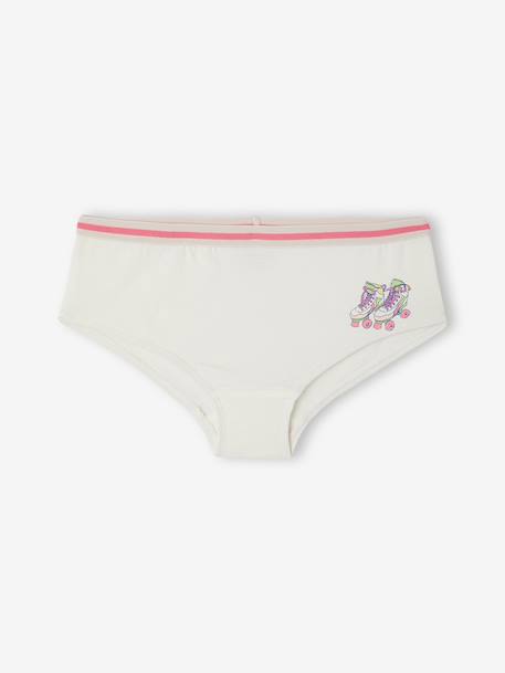 Pack of 7 shorts for girls ecru - vertbaudet enfant 