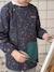 customisable zip-up smock for boys night blue - vertbaudet enfant 