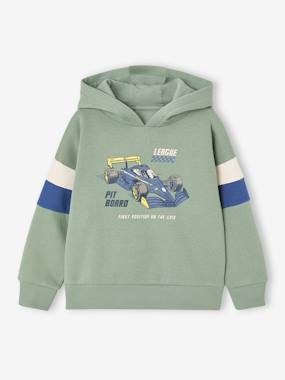 -Hooded Sweatshirt with Print