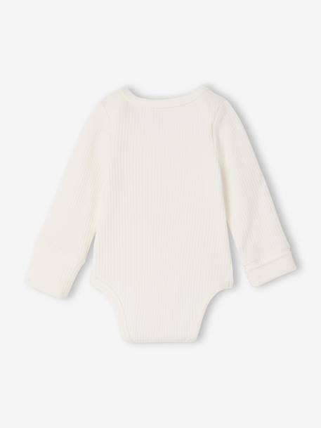 Pack of 3 long-sleeved bodysuits for baby caramel - vertbaudet enfant 
