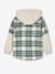 Chemise double matière effet 2 en 1 garçon carreaux blanc+carreaux vert - vertbaudet enfant 