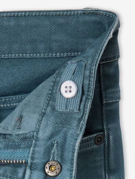 NARROW Hip, MorphologiK Slim Leg Coloured Trousers, for Boys beige+black+clay beige+emerald green+night blue+petrol blue+rust+tomato red - vertbaudet enfant 