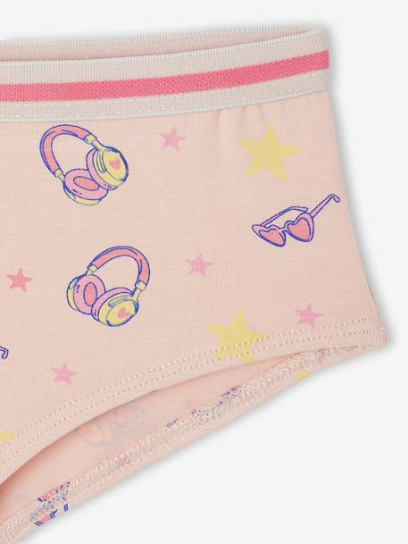 Pack of 7 shorts for girls ecru - vertbaudet enfant 
