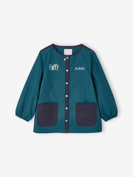 Tablier garçon personnalisable vert foncé - vertbaudet enfant 