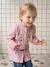 Customisable buttoned school smock for girls candy pink - vertbaudet enfant 