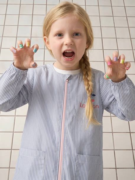 Tablier fille personnalisable bleu - vertbaudet enfant 