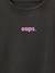 Long-sleeved T-shirt for girls anthracite+ecru+old rose - vertbaudet enfant 