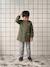 Side-zip school apron for boys khaki - vertbaudet enfant 