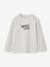 Long-sleeved T-shirt for boys marl white - vertbaudet enfant 