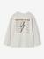 T-shirt manches longues garçon blanc chiné - vertbaudet enfant 