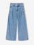 Jean large fille bleu moyen+denim gris - vertbaudet enfant 