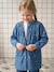customisable apron for girls denim blue - vertbaudet enfant 