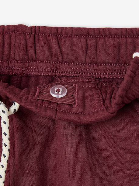 Pantalon de jogging garçon bordeaux+gris ardoise - vertbaudet enfant 